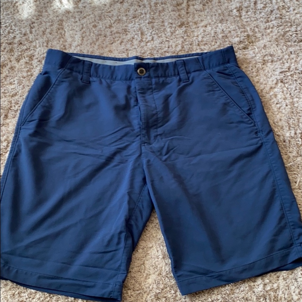 Navy Under Armour Golf Shorts